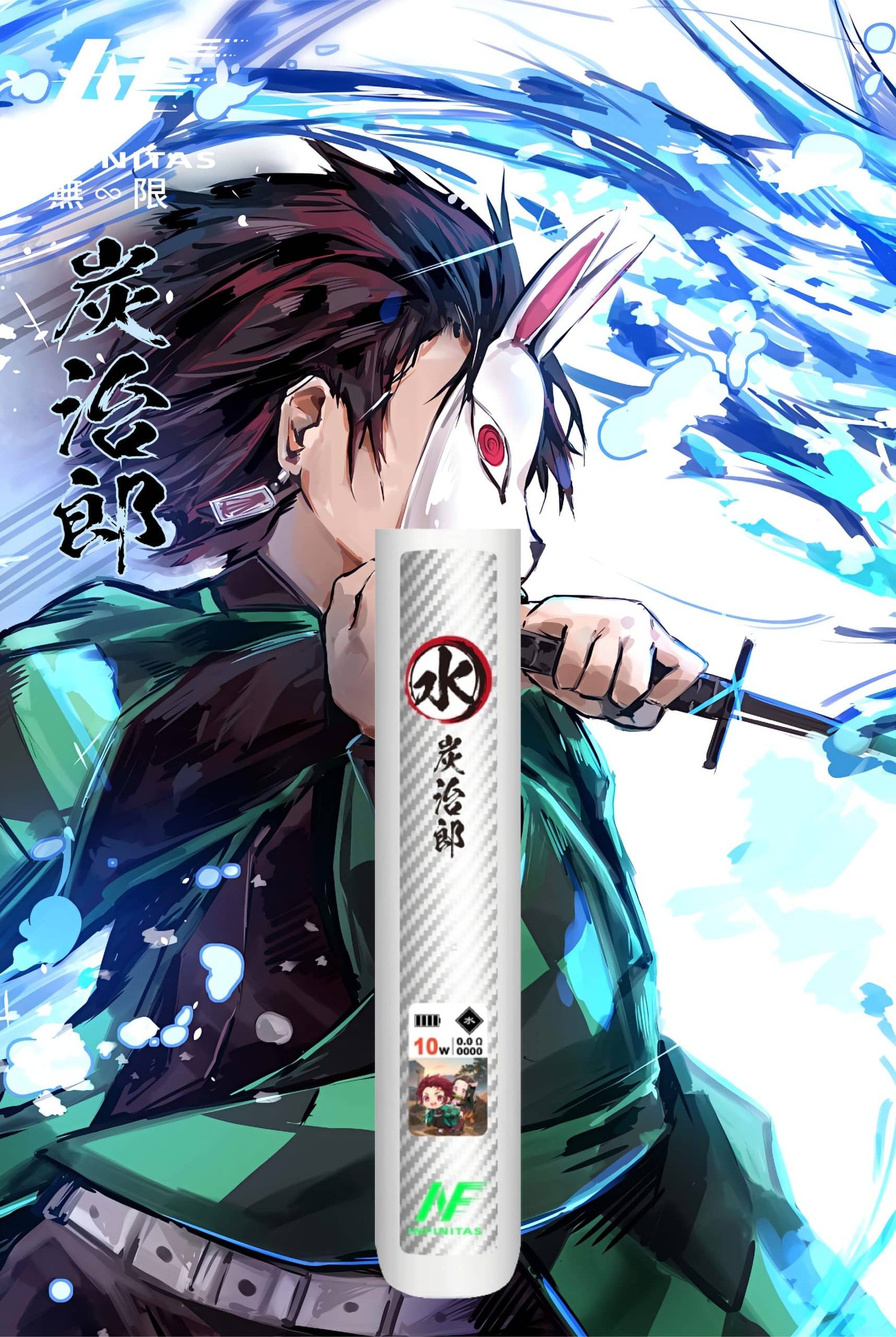 INF 鬼滅之刃聯名六代主機｜碳纖維外殼與顯示區域實拍